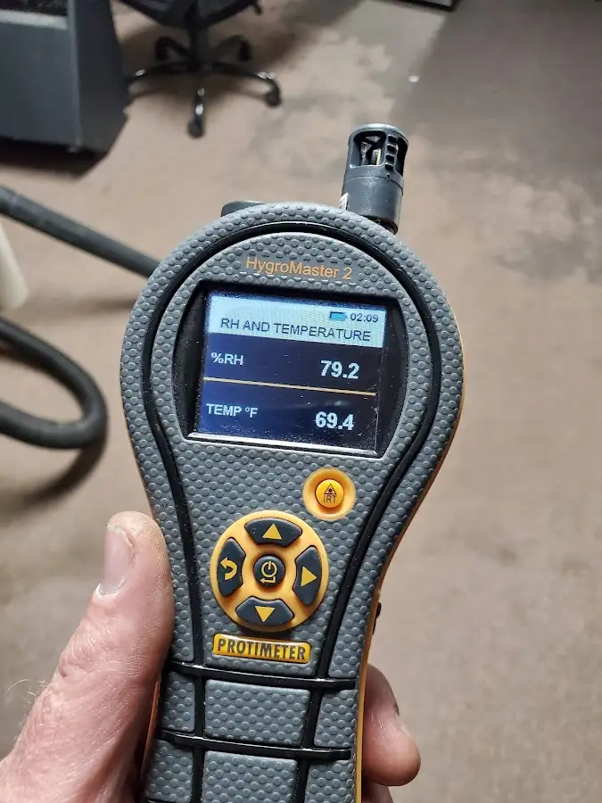 Moisture meter humidity assessment for Mold Remediation & Removal in Forest Glen